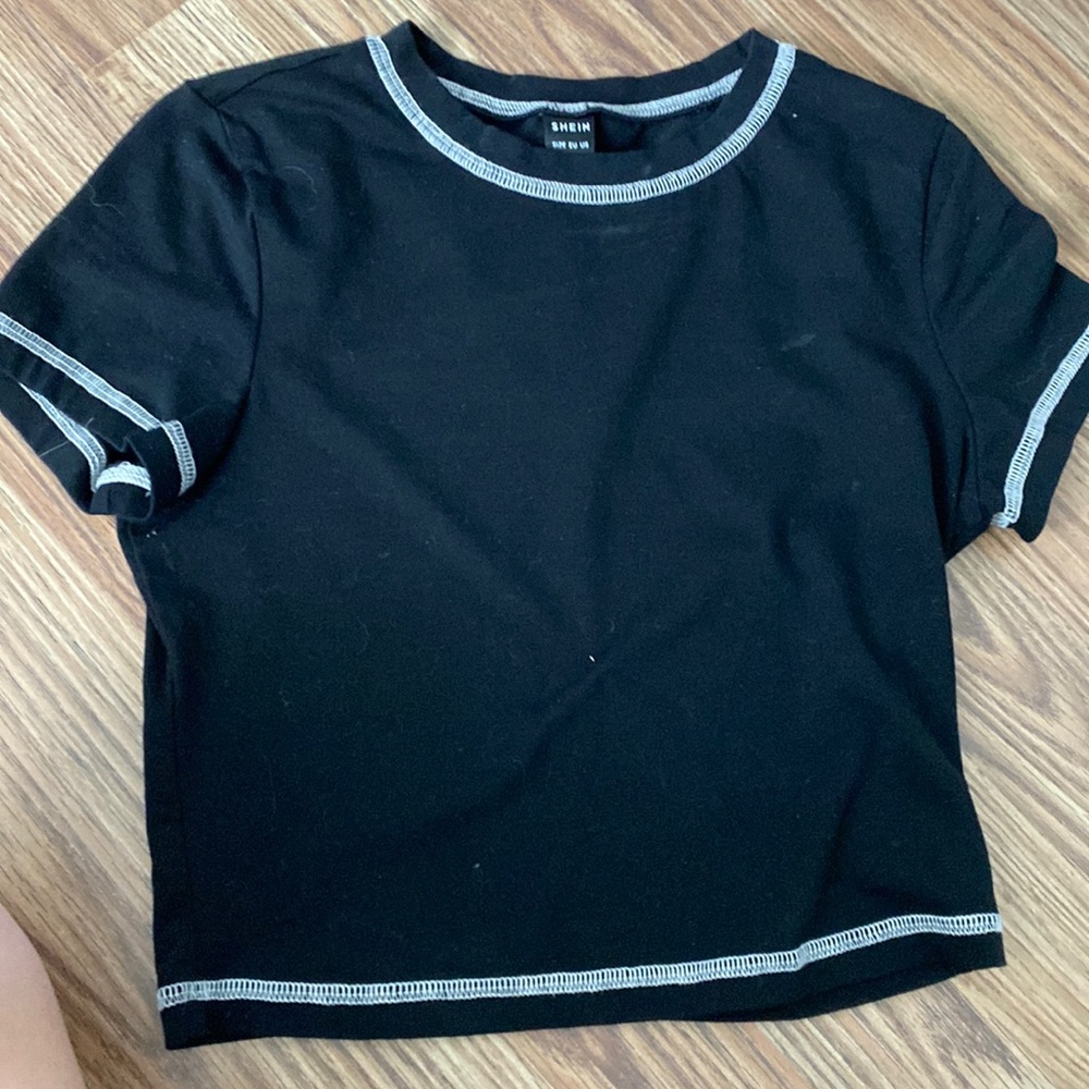 t shirt knitted crop top